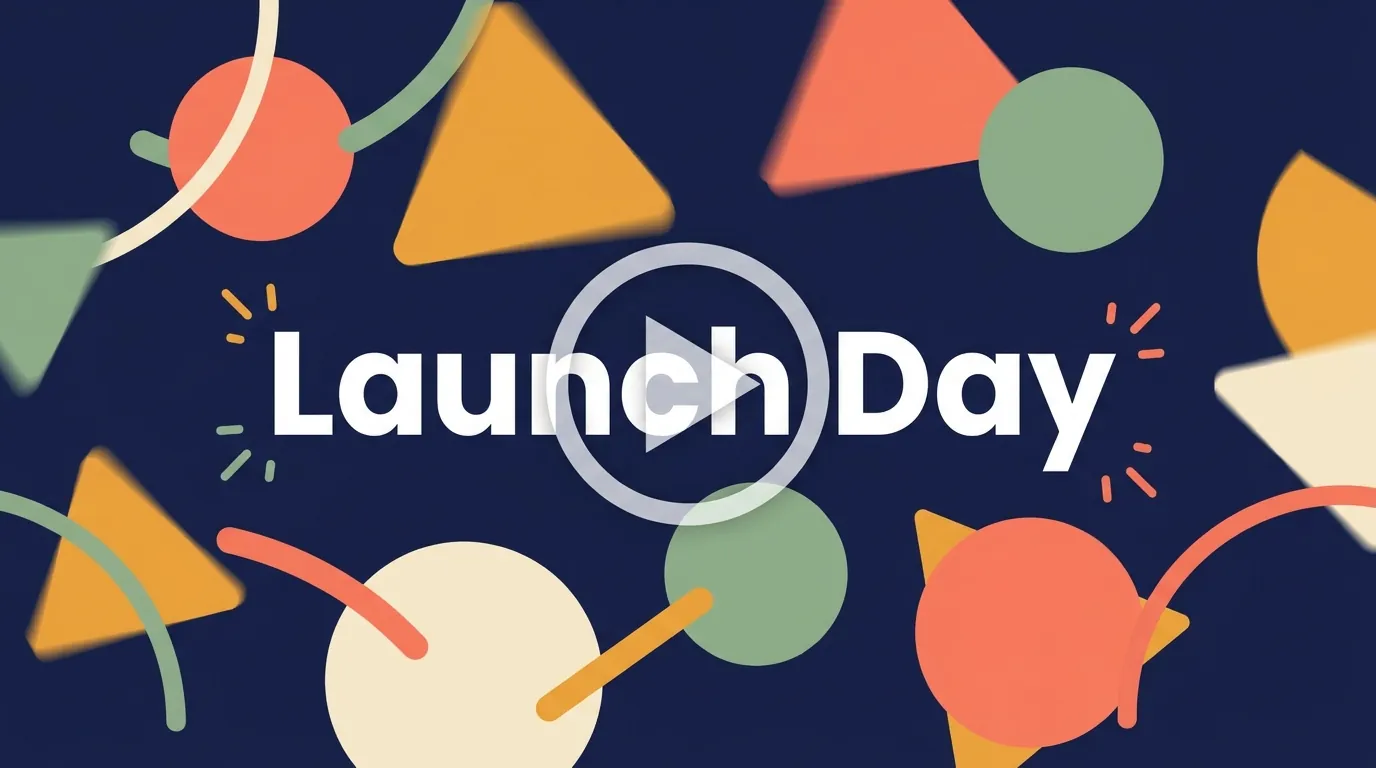 Animated motion graphic, Launch Day