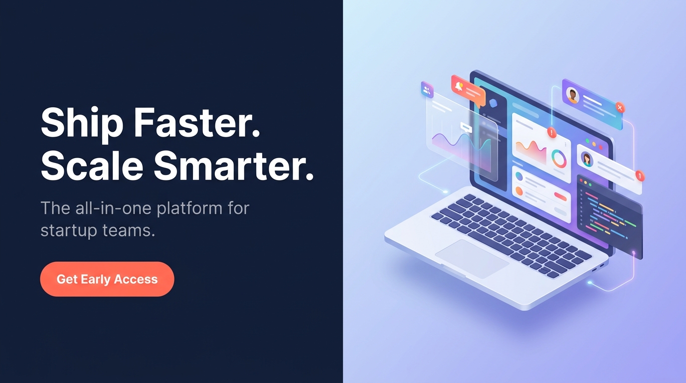 Website hero banner example