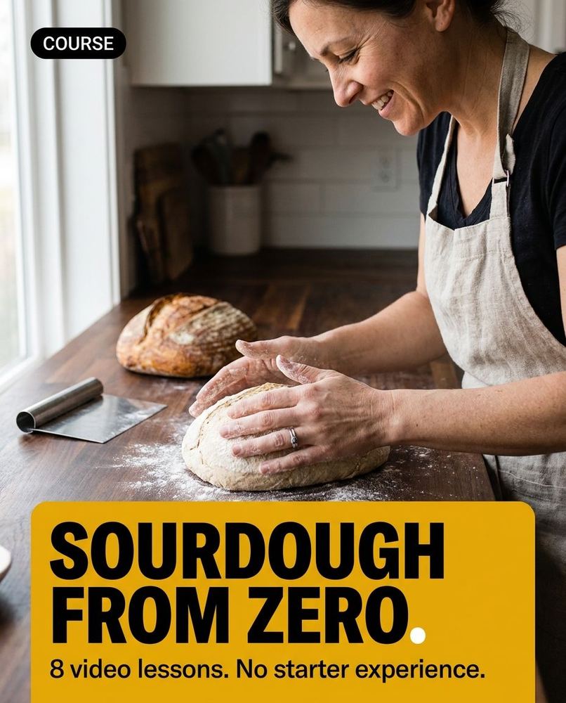 Course thumbnail: Sourdough From Zero