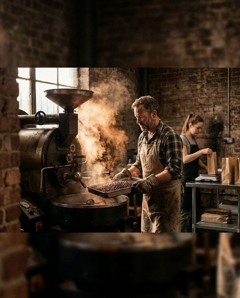 Roastery reel cover