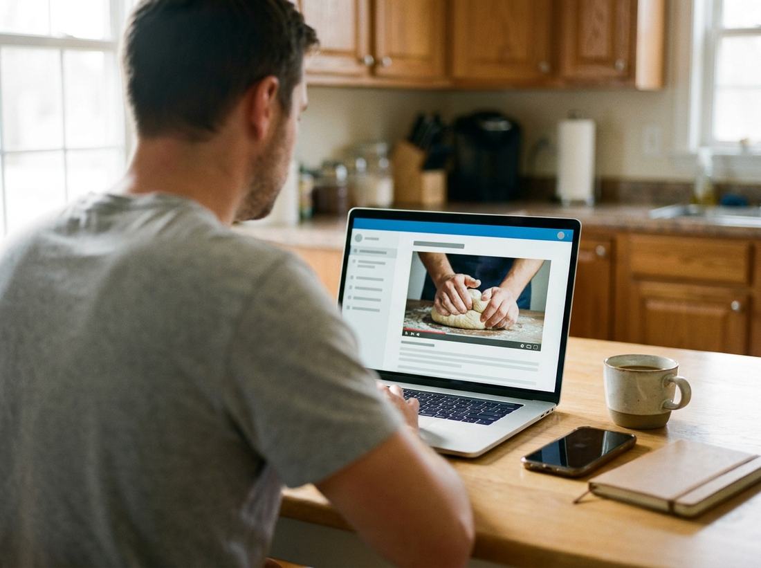 Digital product on laptop