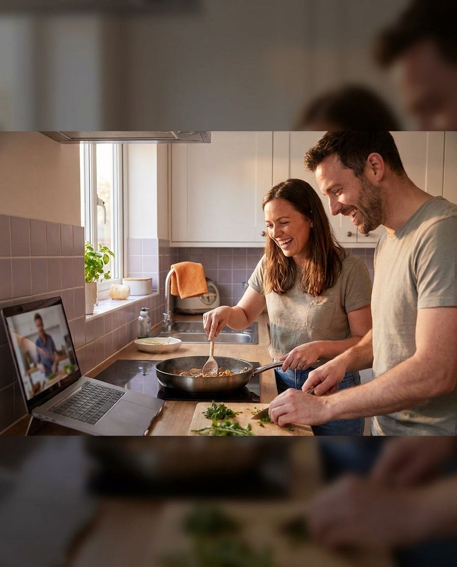 Cooking along reel