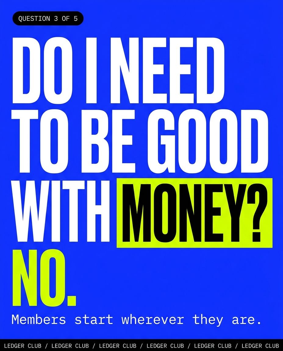 Carousel slide: Do I need to be good with money?