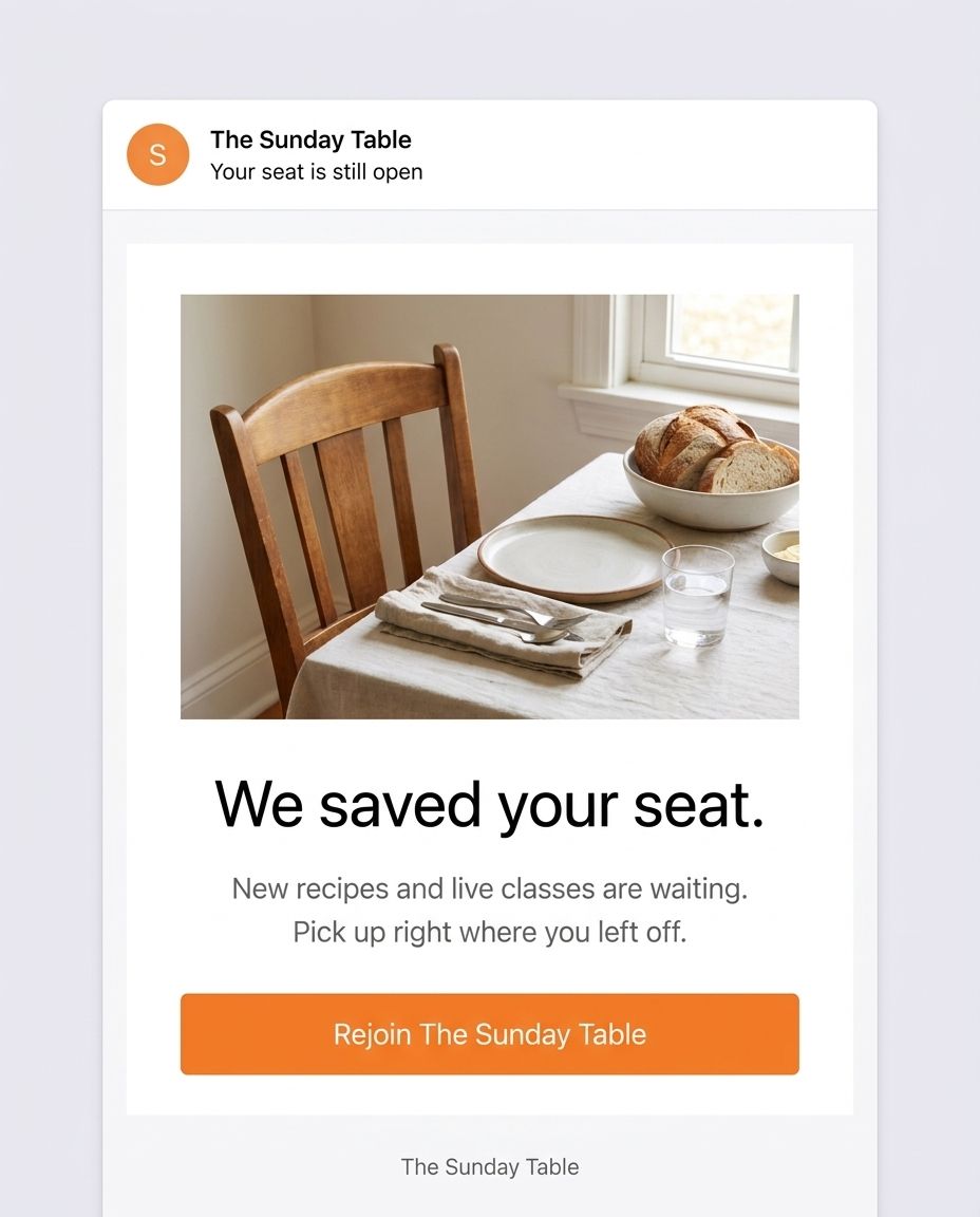 Win-back email
